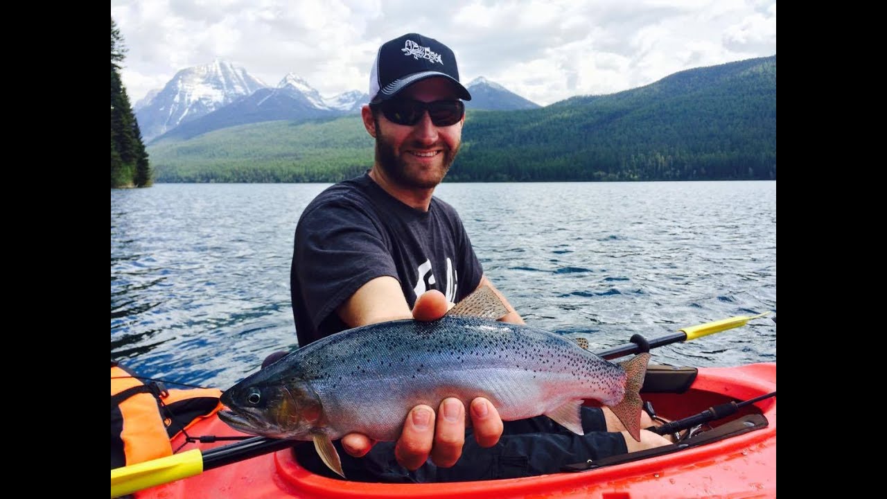 Kayak Fishing in Glacier National Park