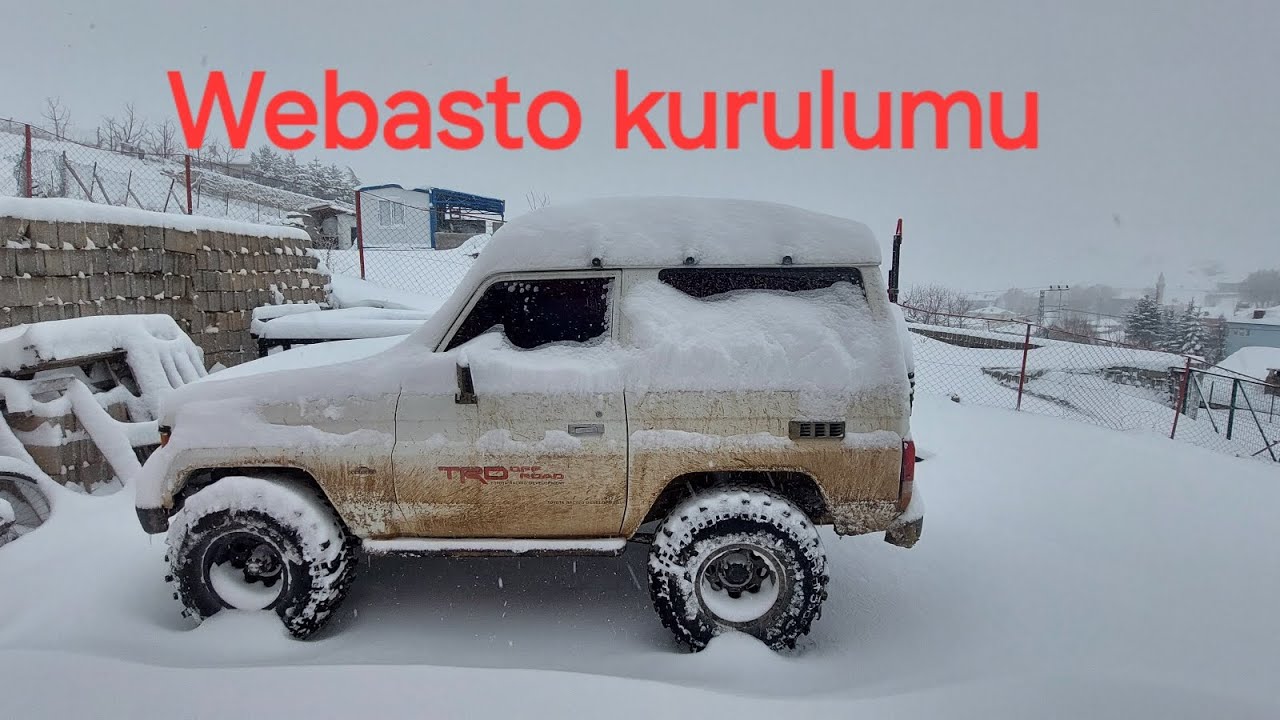 #Sensation #webasto #kurulumu #toyota #land #cruser #lj70