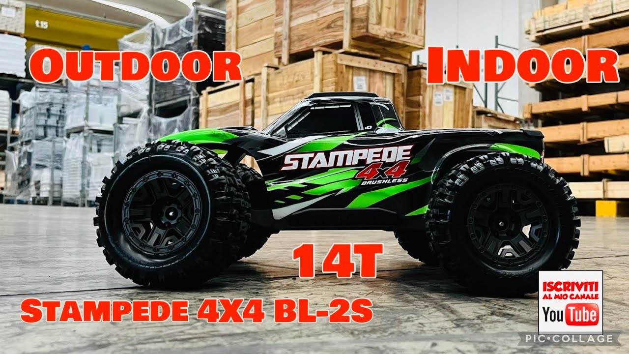 TRAXXAS STAMPEDE BL-2S 14T Indoor -  Outdoor Track Bash