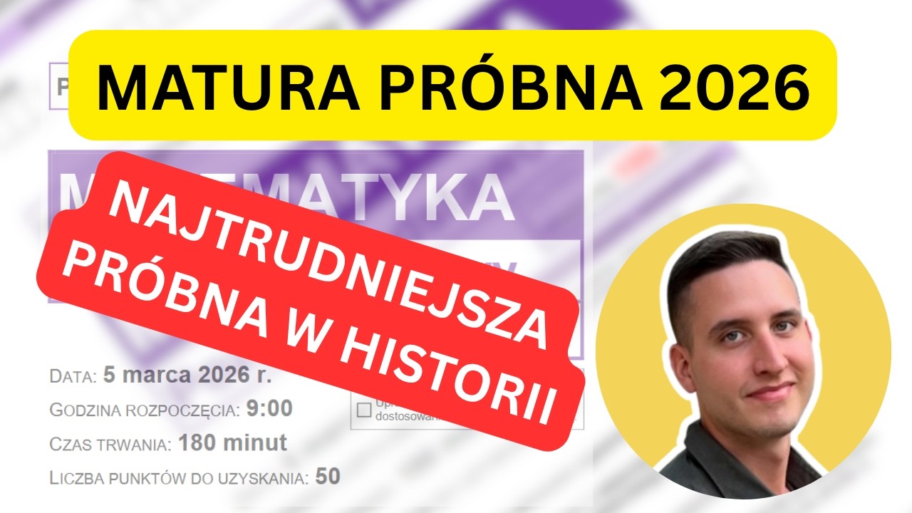 MATURA PR&Oacute;BNA CKE 2026 - rozwiązania