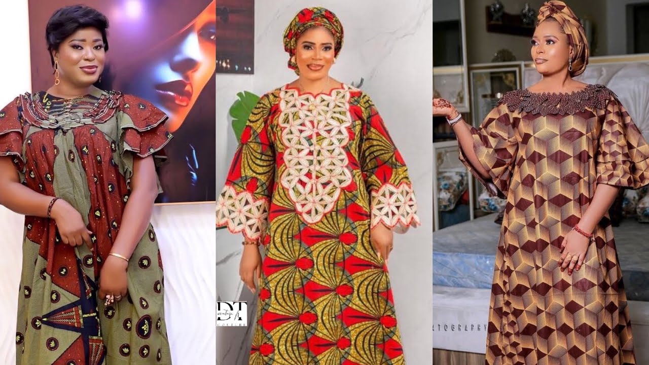 Des cr&eacute;ations de robe longue si sublimes qu&rsquo;on n&rsquo;en croit pas ses yeux !#mode #africandress 