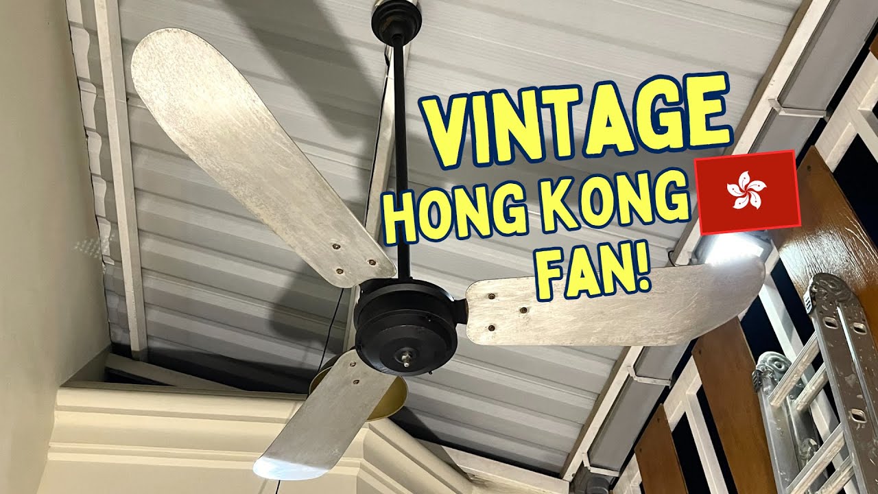 1950&rsquo;s DEMC 56&rdquo; Ceiling Fan | Pre Restoration!