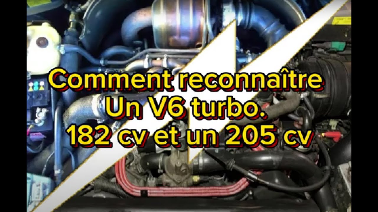 Reconnaitre une Renault 25 V6 Turbo 182 cv et 205 cv