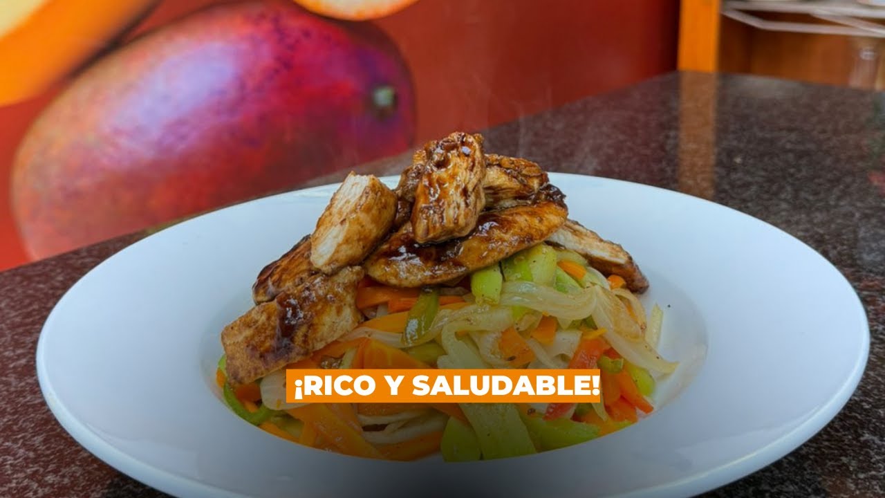 Pollo a la planta asiático como nunca lo habías probado