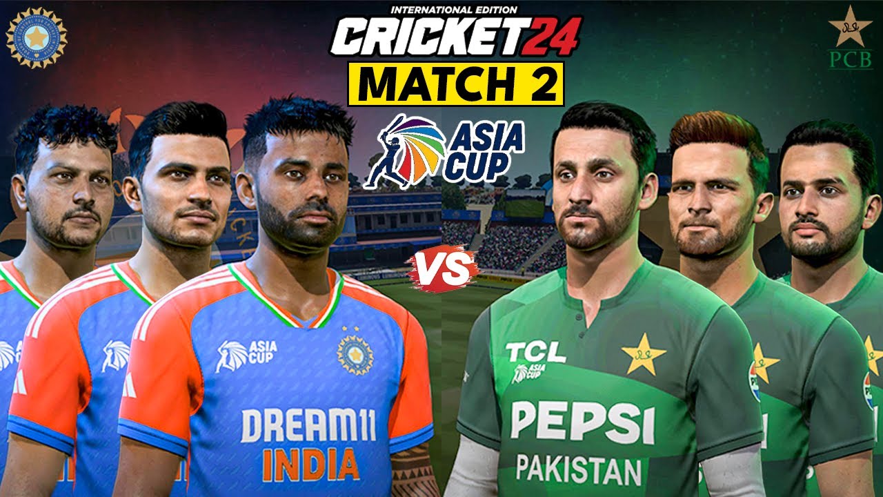 India vs Pakistan 😍🔥- Asia Cup Match 2 | Cricket 24 PS5(4k60)