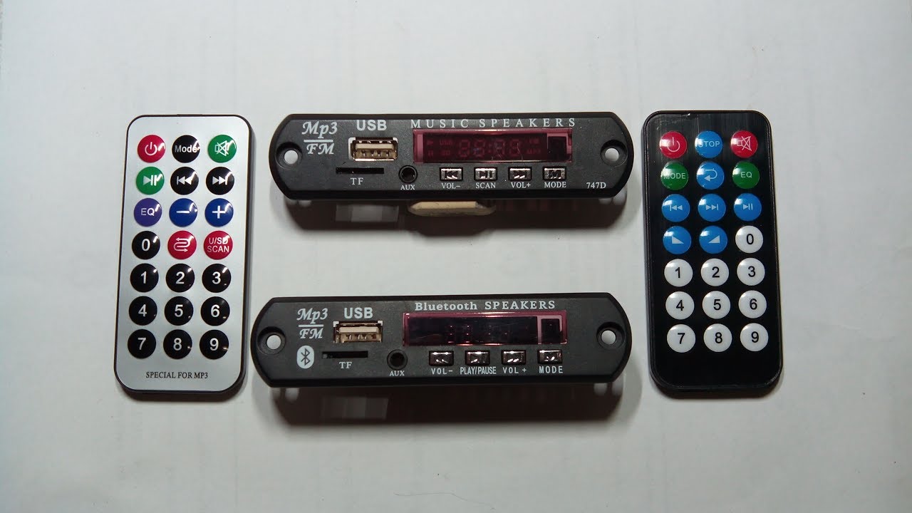 MP3 Аудио модуль, с блютусом и без, в чем отличия