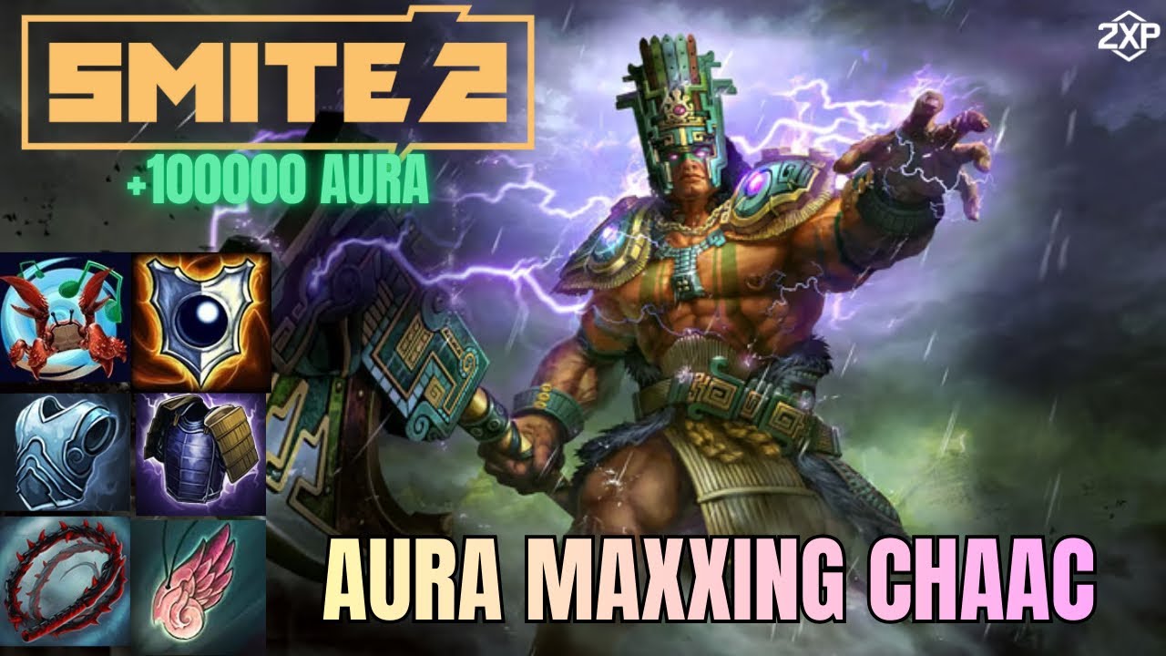 Aura Maxxing Chaac Solo Smite 2 Conquest Gameplay
