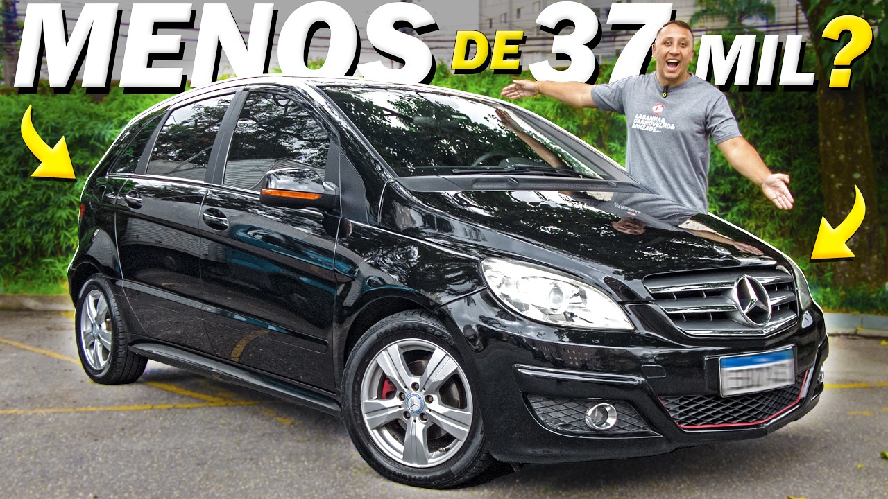 UM CARRO BEM LUXUOSO com PREÇO de POPULAR😱 Mercedes-Benz B170