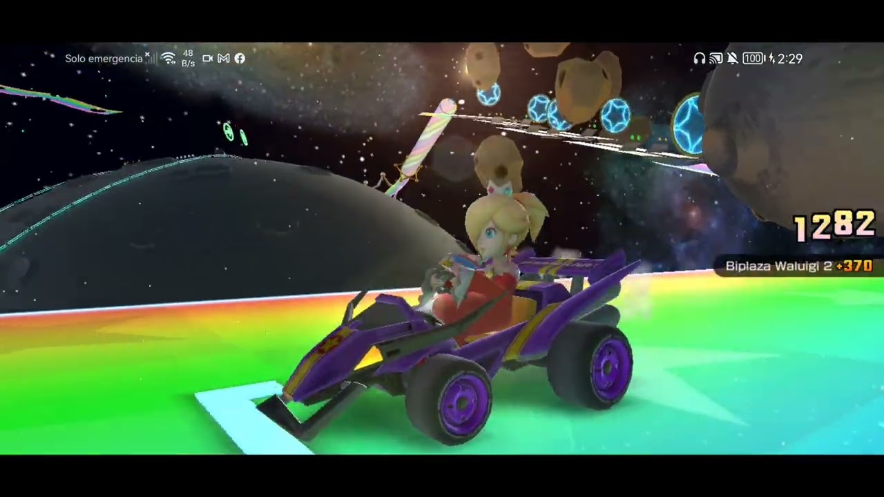 Temporada de Mario kart tour espacial tour Copa 13 pista 1-4