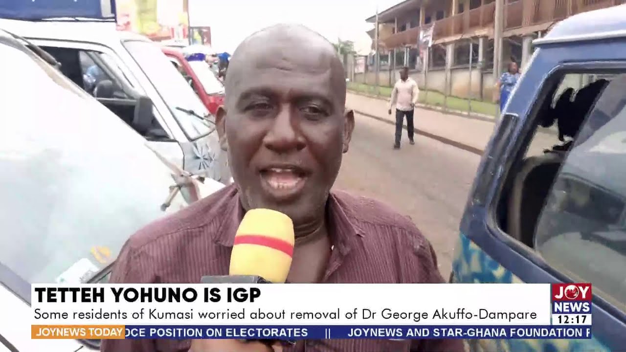 Some residents of Kumasi worried about removal of Dr George Akuffo-Dampare | JoyNews Today