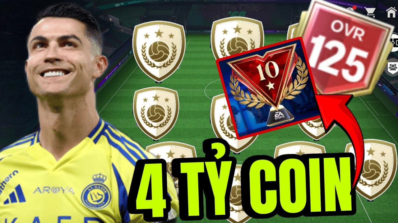 XÂY DỰNG ĐỘI HÌNH 4 TỶ COIN MẠNH NHẤT TẦM GIÁ ĐỦ SỨC LEO RANK THÁCH ĐẤU | FC MOBILE VIỆT NAM 🇻🇳