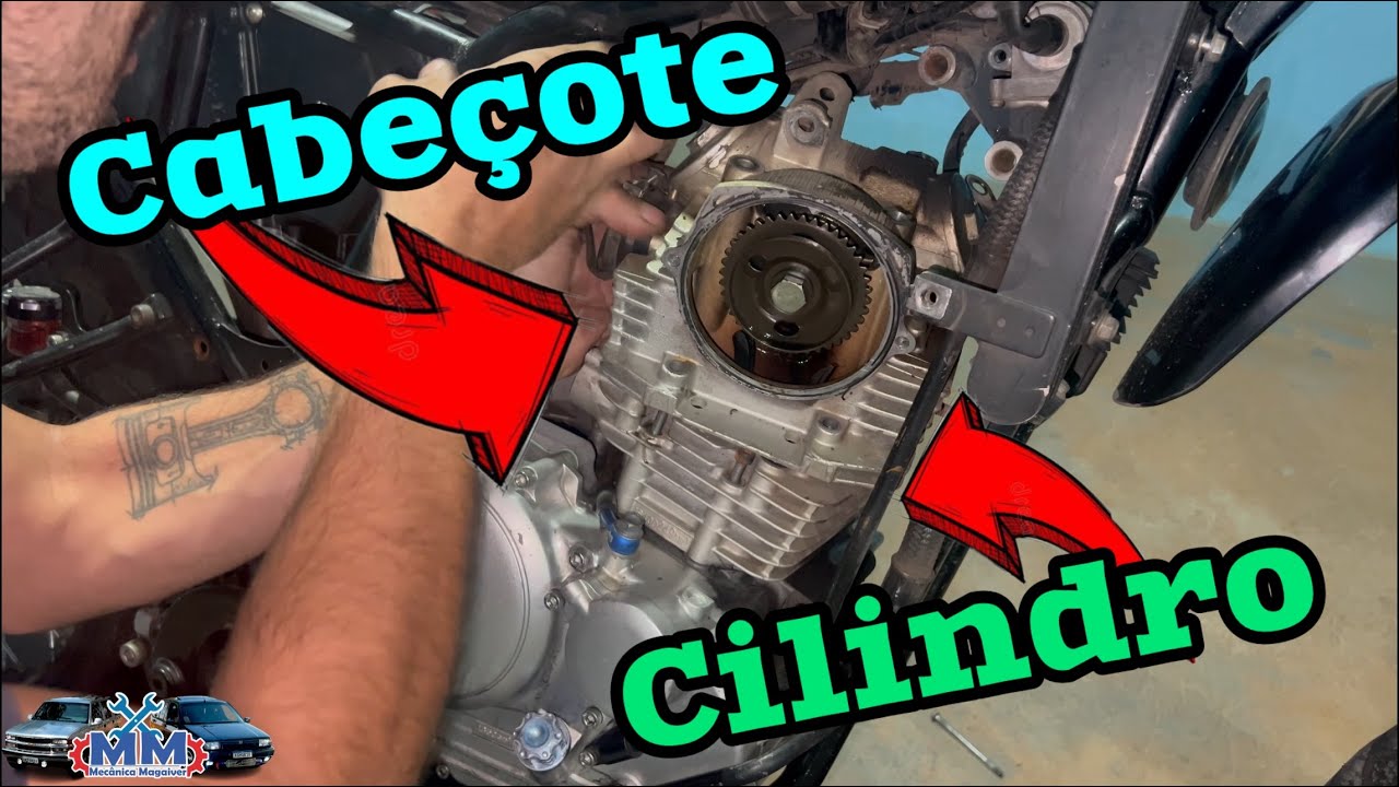 DESMONTAGEM CABEÇOTE, CILINDRO E PISTÃO LANDER 250 - PARTE 1 - FAÇA VOCÊ MESMO EM CASA