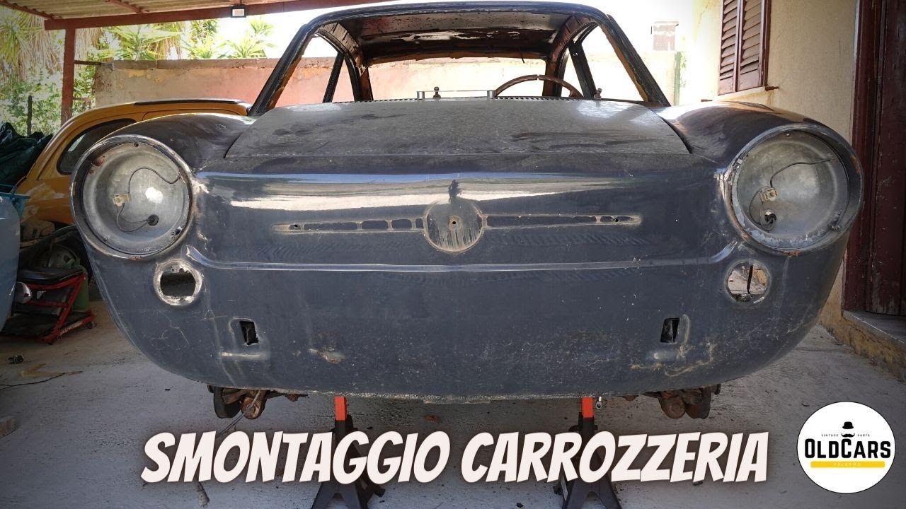 🚧 Smontaggio Carrozzeria Fiat 850 Coupé 🚧
