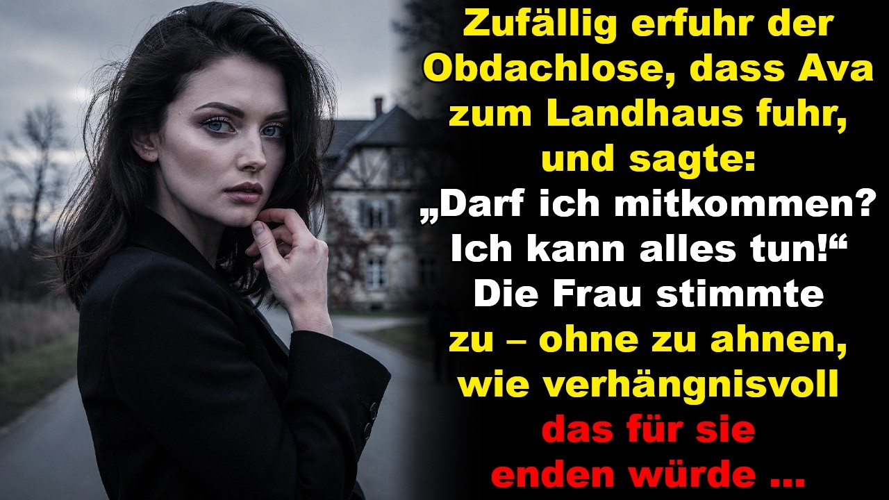 Sie nahm einen Fremden auf – und was er ihr später offenbarte, schockierte sie zutiefst.