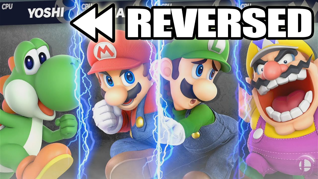 Super Smash Bros. Ultimate | The Super Mario 64 DS battle REVERSED