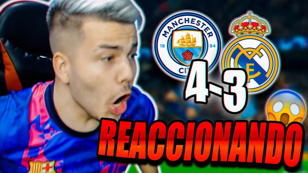 Cule Reacciona al Manchester City 4-3 Real Madrid (Menudo meneo de Guardiola)
