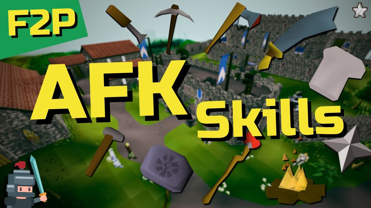 AFK Skilling in F2P OSRS Guide 2.0 - Train While You Work