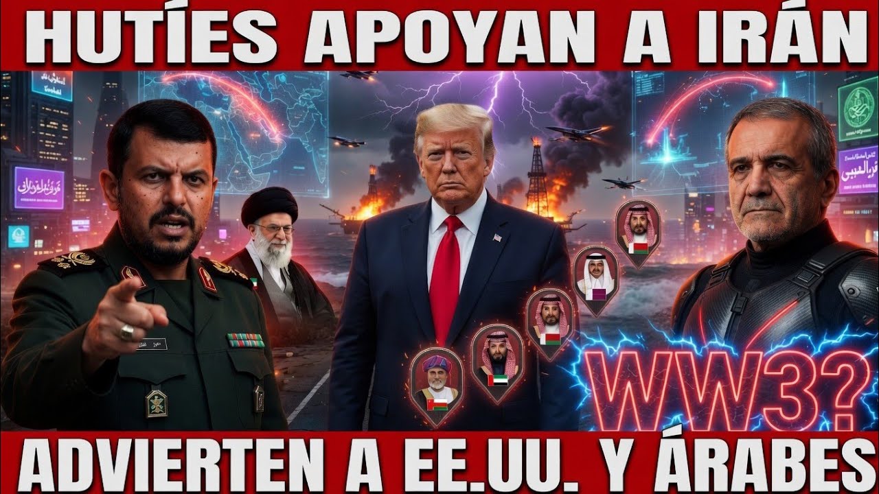¡Los hutíes declaran apoyo total a Irán! — Advertencia a EE. UU. y aliados árabes | Prof. Richard Wo