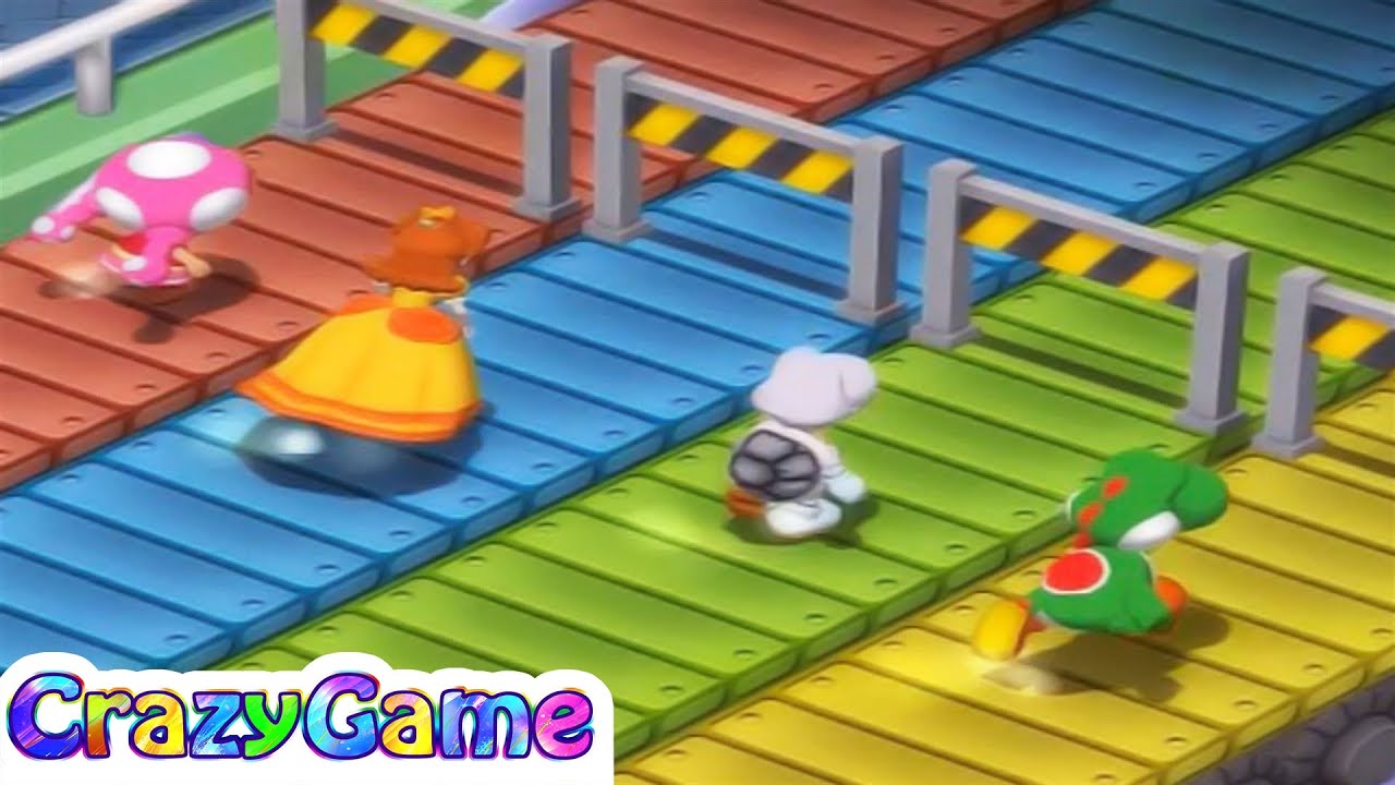 Mario Party 7 - All Funny Minigames Gameplay