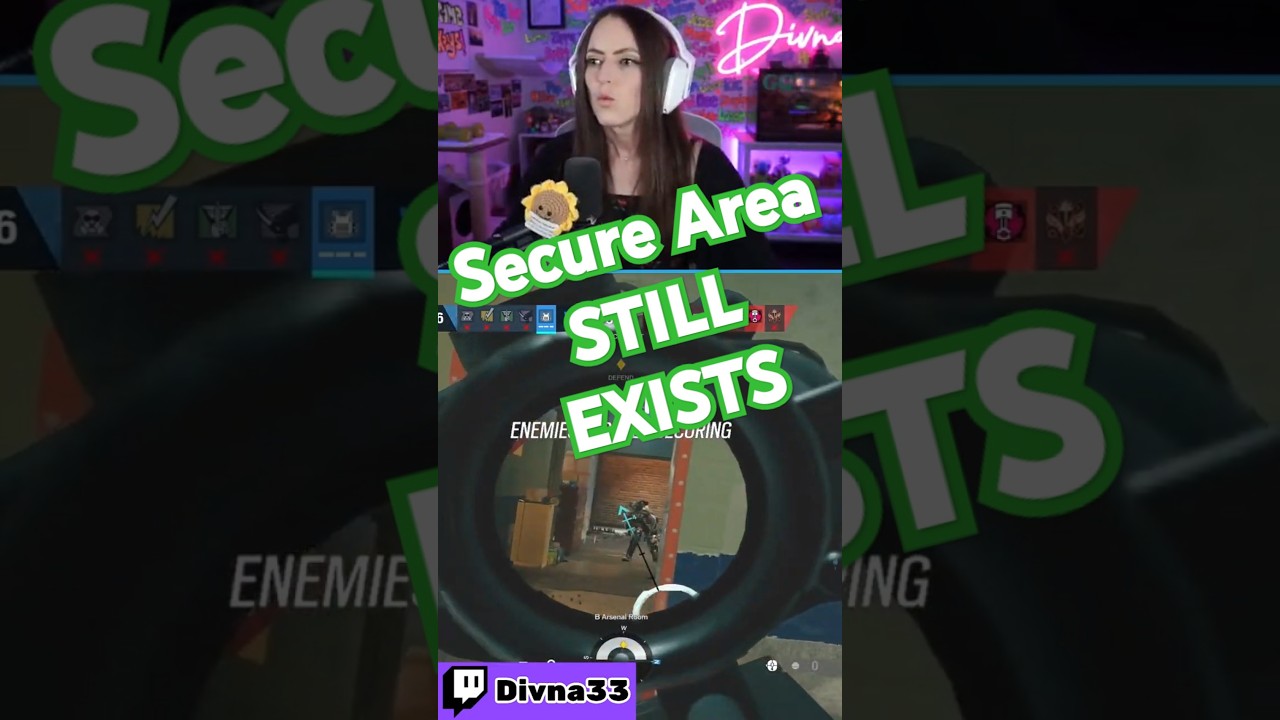 Do YOU play Secure Area??? 🧐 #r6 #shorts