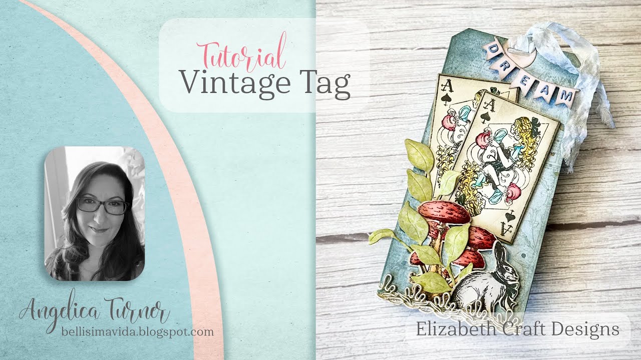 Vintage Inspired Tag - Alice in Wonderland