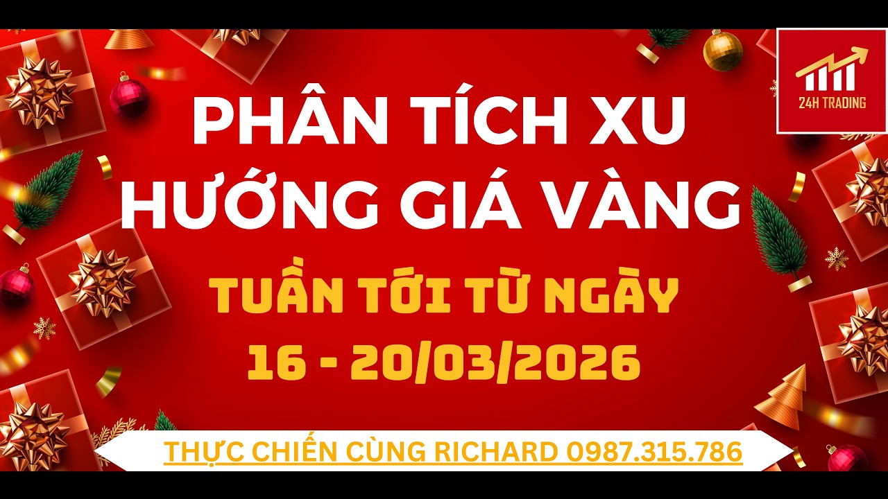Phân tích xu hướng giá vàng tuần tới từ 16 - 20/03/2026. Giá vàng liệu có giữ được mốc 5000?