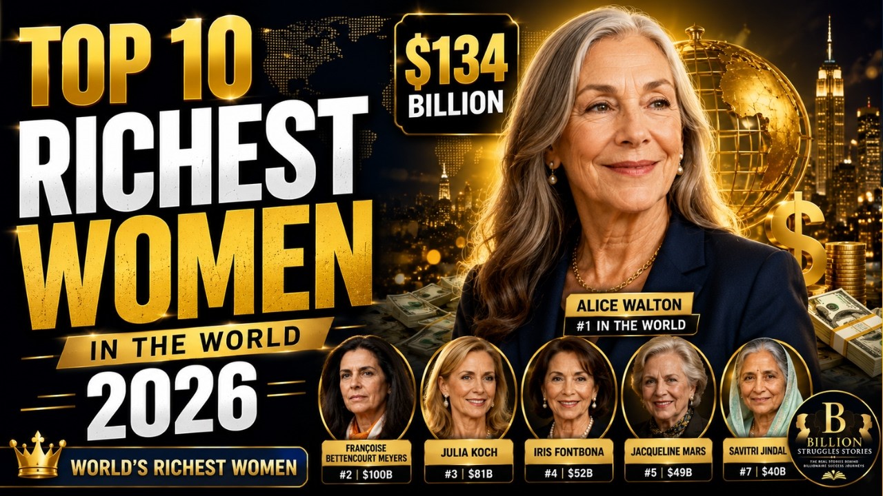 Top 10 Richest Women in the World (2026) | Female Billionaires Ranked