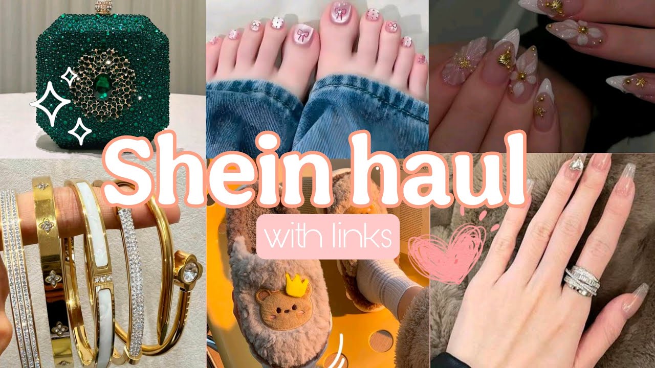 Shein haul✨|cluch, jewellery,shoes|with links|Glowup with Aymen #shein #haul 