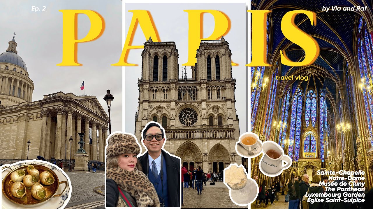 Paris ✨ December 2025 Ep. 2: Sainte-Chapelle, Notre-Dame, Musée de Cluny, Panthéon, Saint-Sulpice