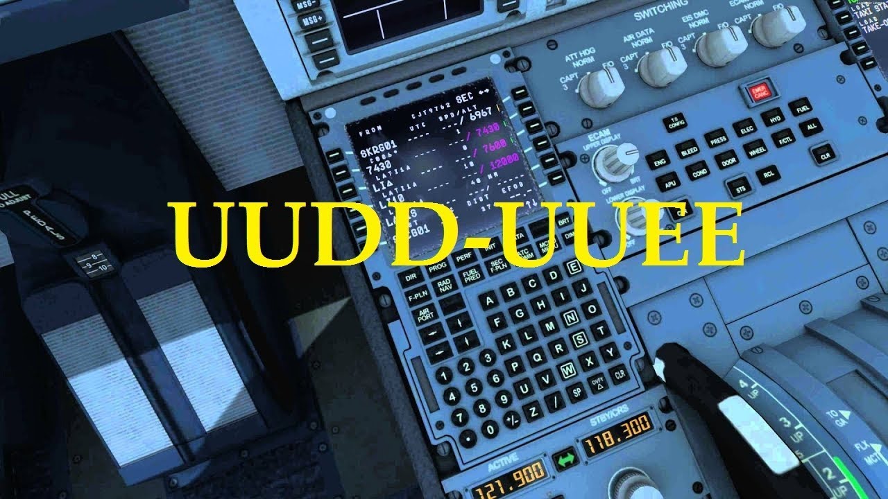 [X-plane 11]  Летим из Домодедово(UUDD) в Шереметьево(UUEE) ч.2