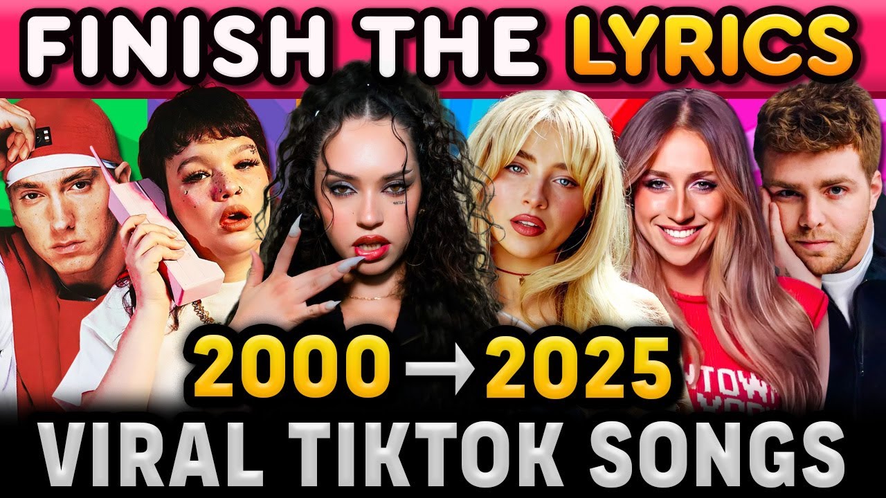 FINISH THE LYRICS 🎵 2000-2025 Edition 🔥 Most popular songs per year | Music Quiz