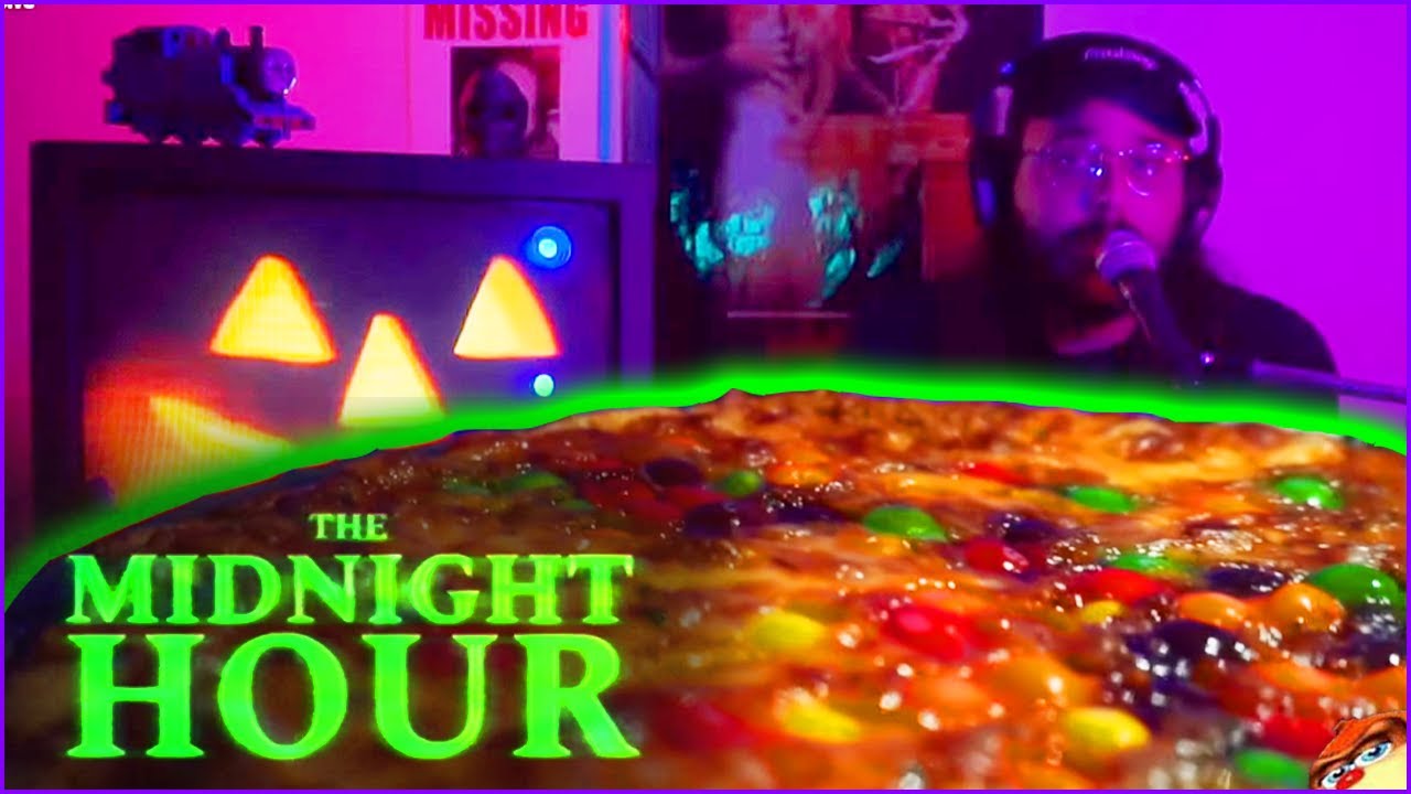 Cooking Skittles Pizza & Halloween Countdown! - THE MIDNIGHT HOUR