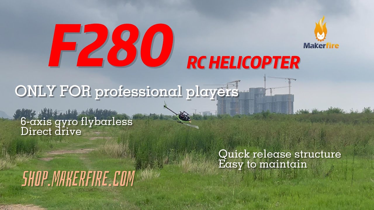 Only for professional players!! Yuxiang YXZNRC F280 RC Helicopter!!
