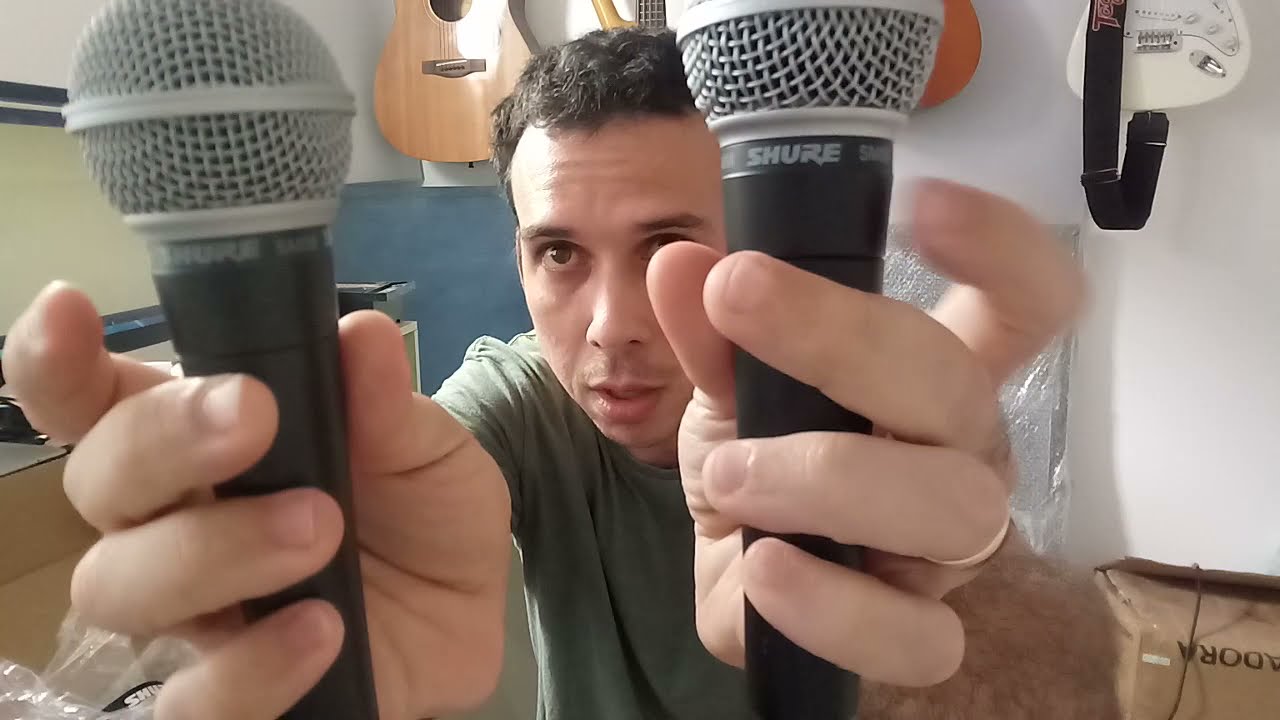 Shure sm58 original vs réplica comparativo sonoro 2021