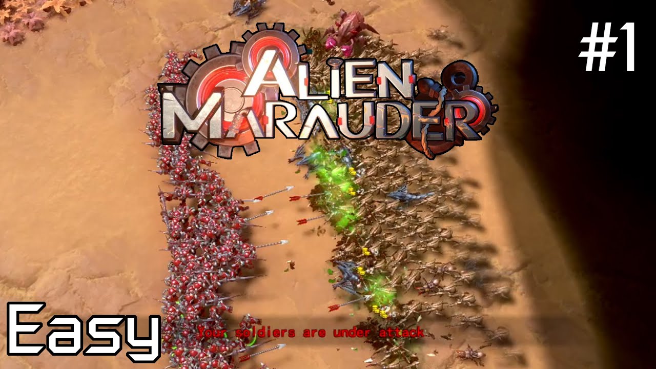 Alien Marauder Defense mode easy difficulty Gladiator