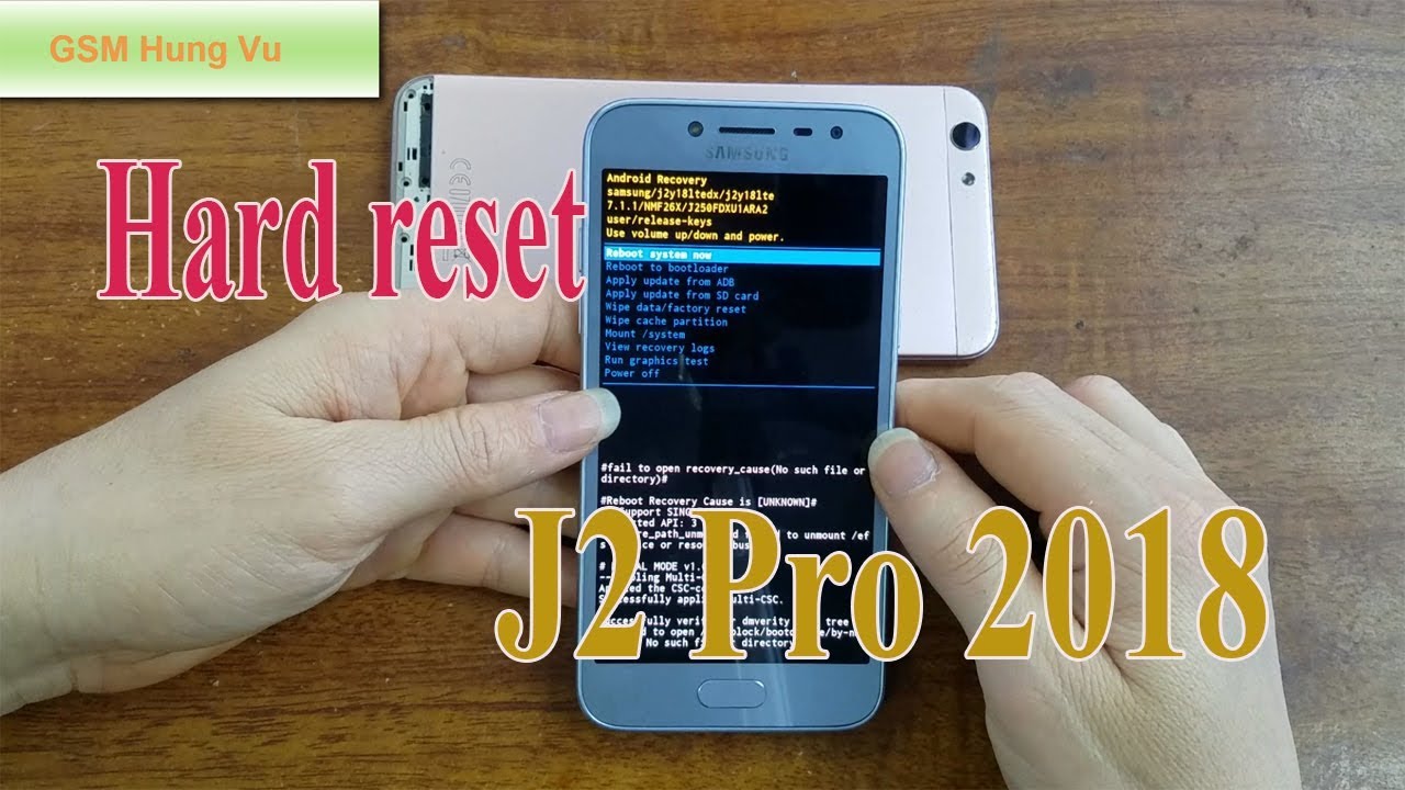 How To Hard Reset Samsung J2 Pro 2018-Gsm Hung Vu.