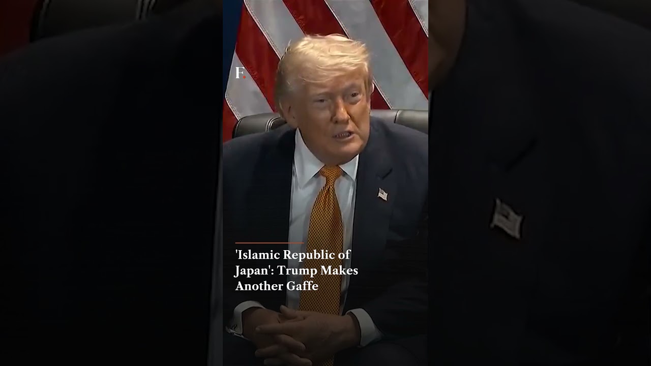 &laquo;Исламская Республика Япония&raquo;: Трамп снова оговорился | Firstpost News | N18G