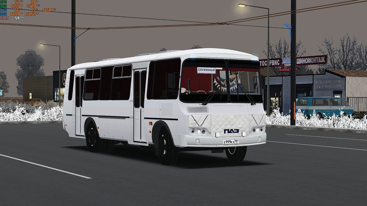 OMSI 2 BUS PAZ 42034-05 KOLHOZ MAP Тверь 3.0 Маршрут 23
