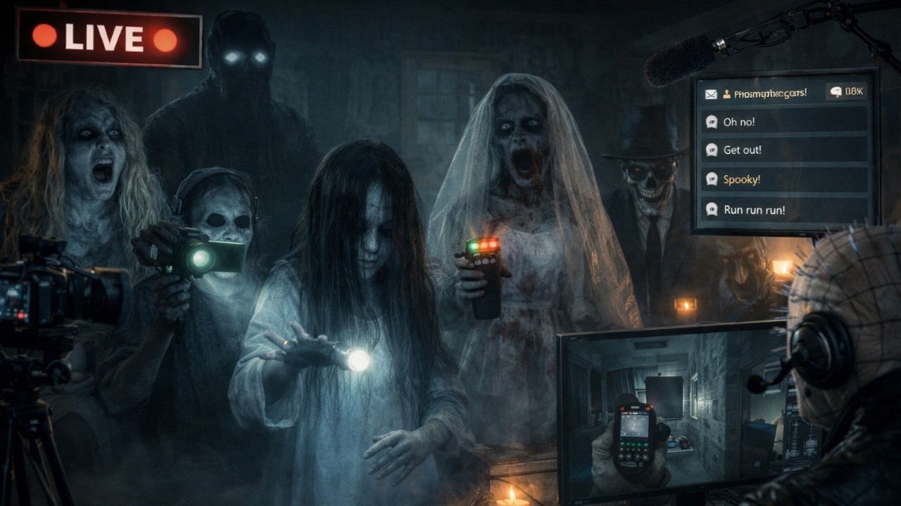 Ghost hunting at its worst Phasmophobia live