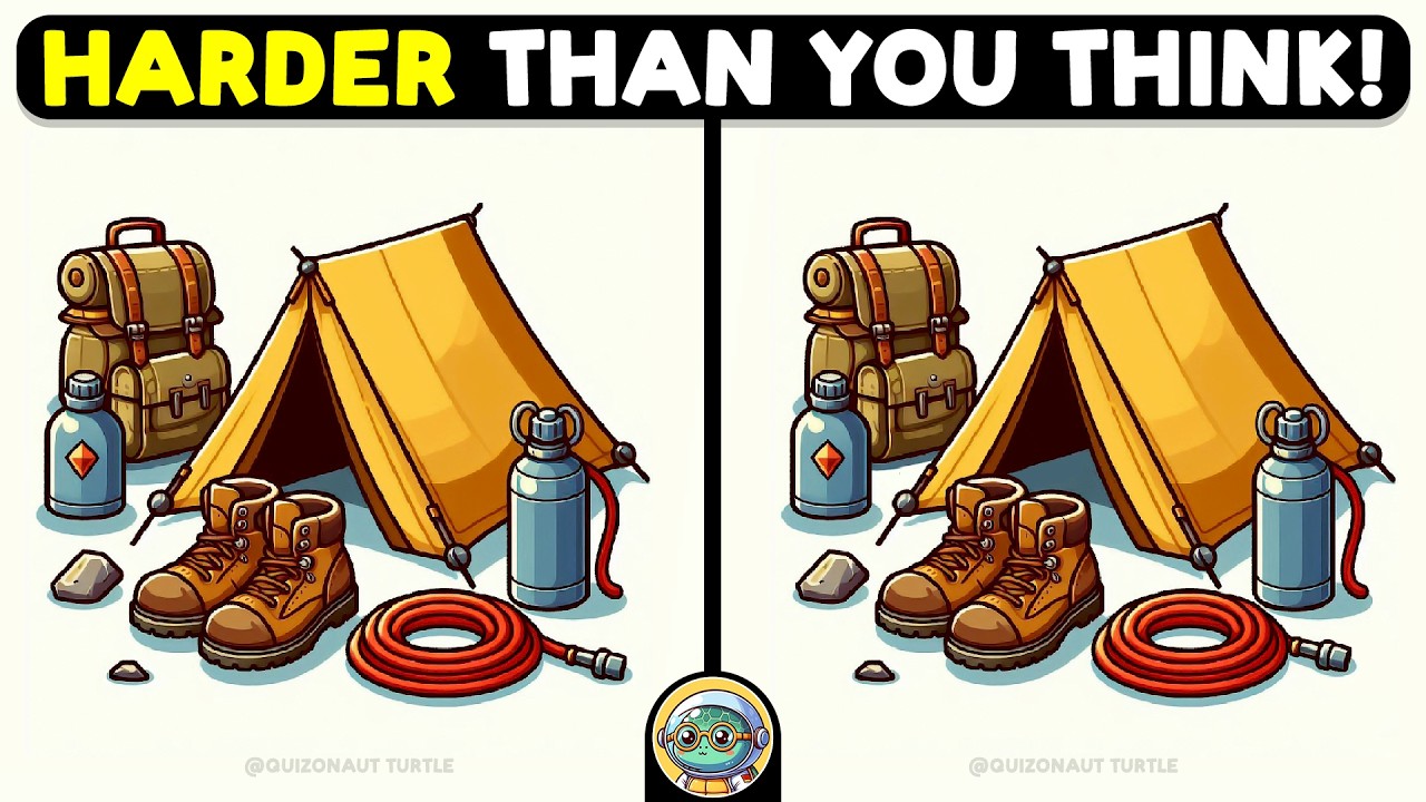 🐢🧩 Spot The Difference | Expert Challenge Edition 🧩🐢 | Quizonaut Turtle