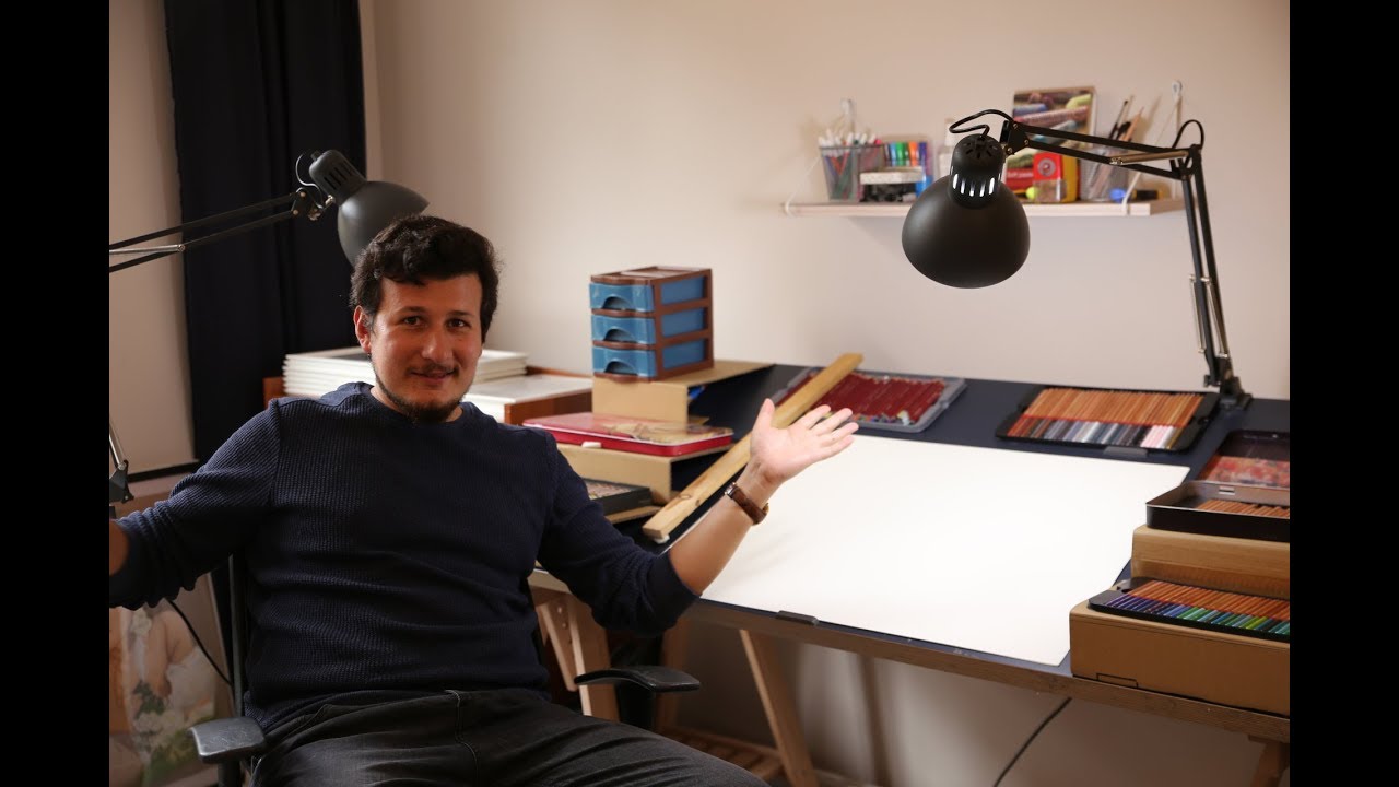 10.000 Abone Özel Atölye Vlogu (Bütün Çizim Malzemelerim)