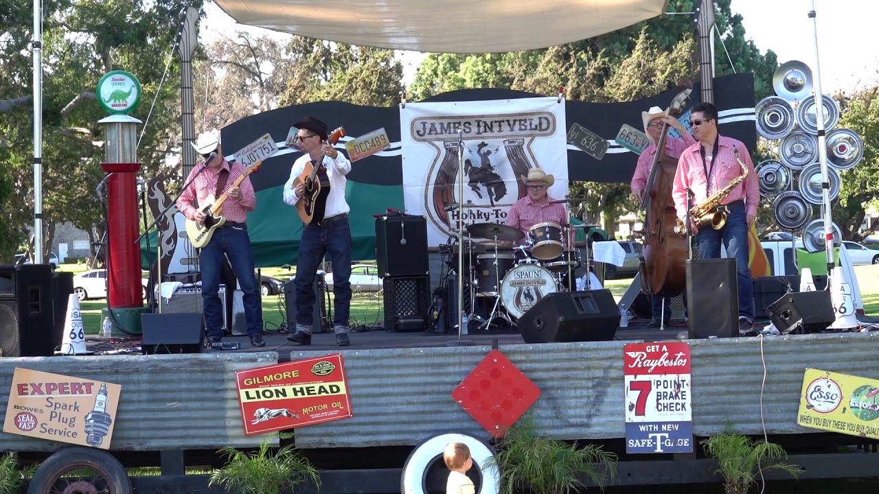 James Intveld and The Honky Tonk Palominos, Six Days On The Road, 2018 07 22, Santa Ana, CA