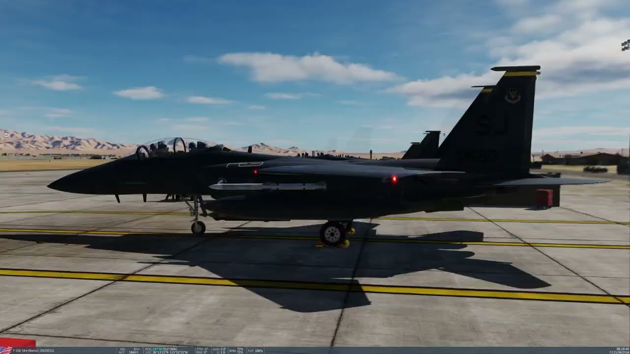 DCS F-15E Strike Eagle | Cold Start