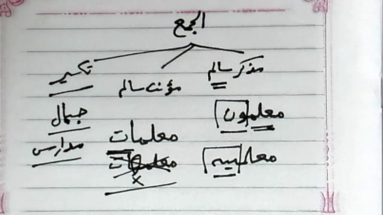 المفرد والمثنى والجمع