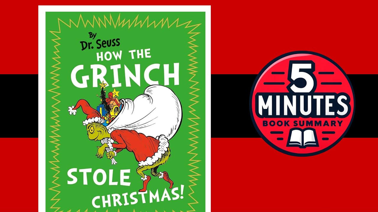 How the Grinch Stole Christmas! | Dr. Seuss | Christmas Stories | 5-minute Book Summary