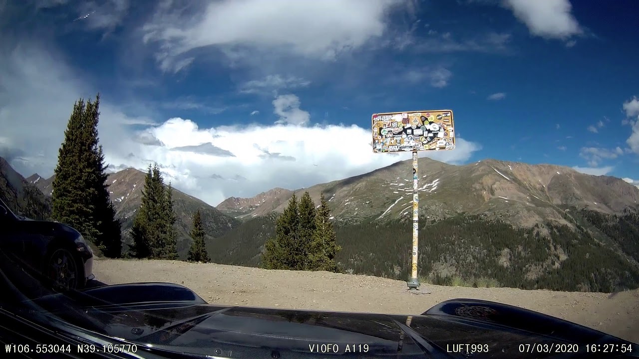 Chasing the 987 up and down Independence Pass