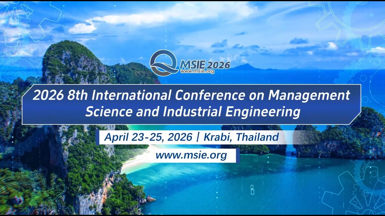 call for paper | MSIE 2026