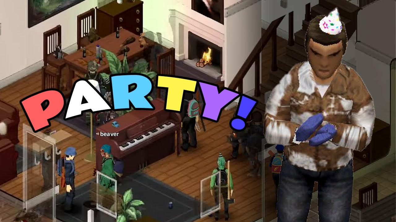 I hosted a PARTY in a BLIZZARD in Project Zomboid's B42 MP Update