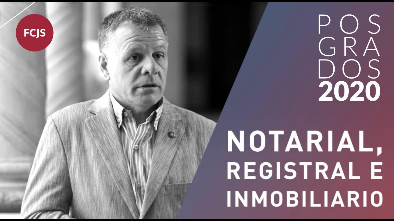 Especializaci&oacute;n en Derecho Notarial, Registral e Inmobiliario 2023 (Extendido) - Director
