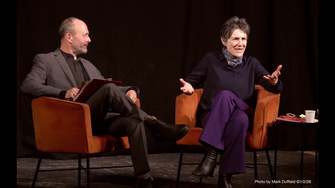 Dame Harriet Walter talks to Harry Burton onstage at Marylebone Theatre in Part 2 of our fundraiser.